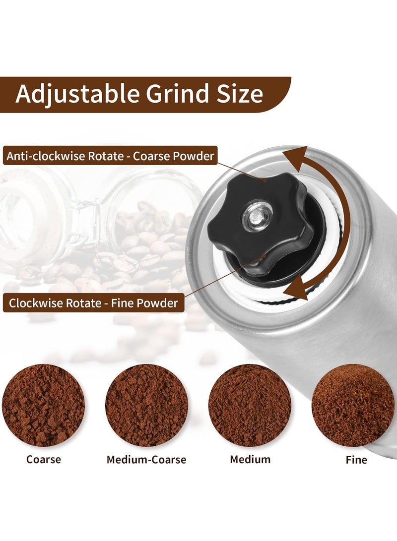 Manual Coffee Bean Grinder Made of Stainless Steel, Practical Design for Fresh Coffee Grinding, Suitable for Daily Home Use - Image 3
